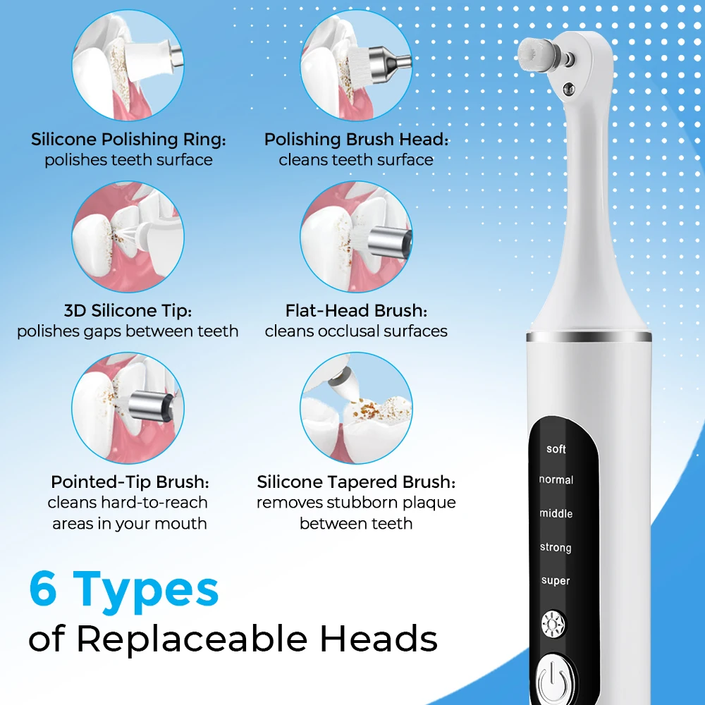 Electric Tooth Polisher Teeth  - Teeth Whitening Kit recension och pris