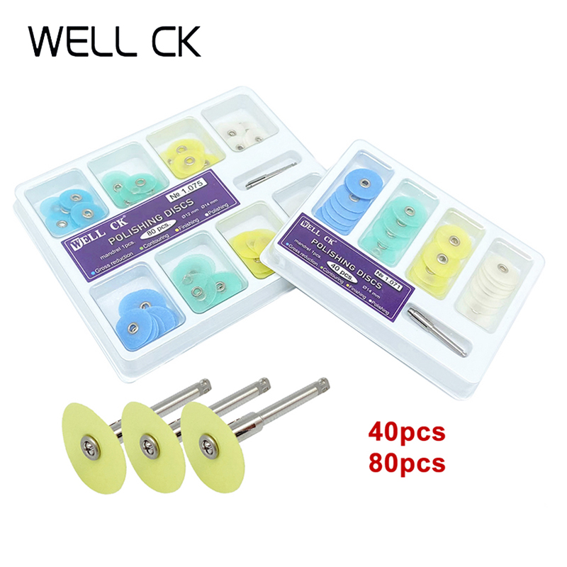 WELL CK 40/80Pcs Dental Polish - Teeth Whitening Kit recension och pris