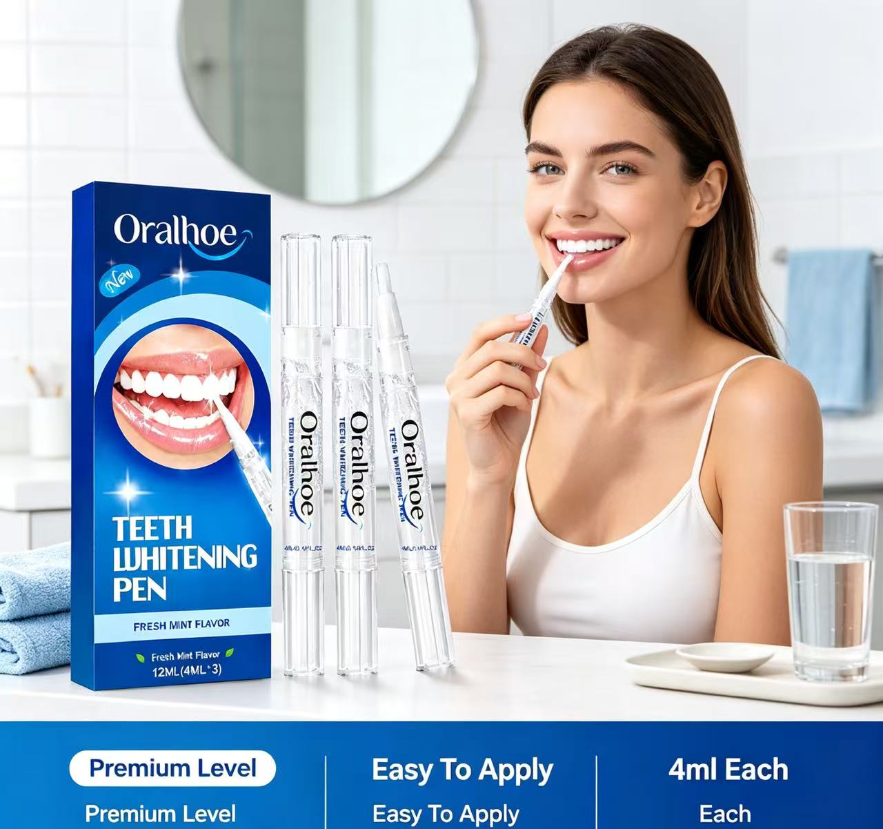 Oralhoe Teeth Whitening Pen 3P - Teeth Whitening Pens recension och pris