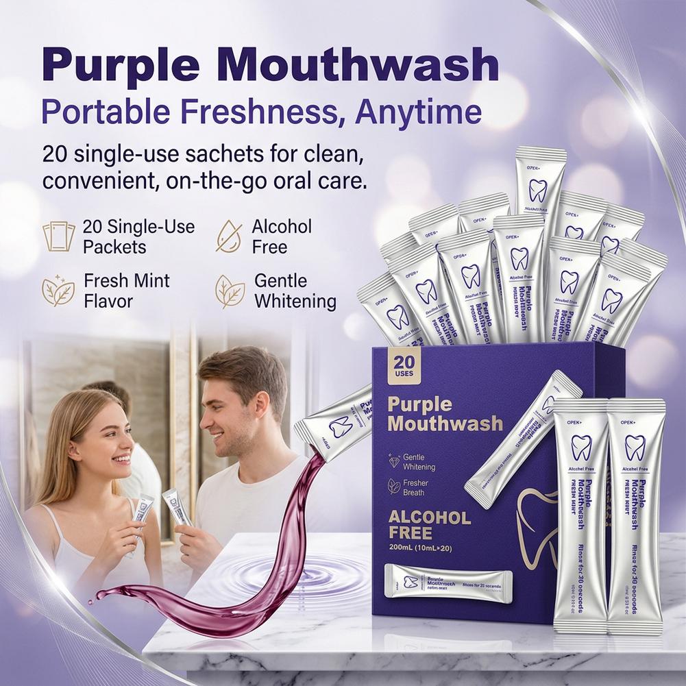 Purple Mouthwash Teeth Cleanin - Teeth Whitening Mouthwash recension och pris