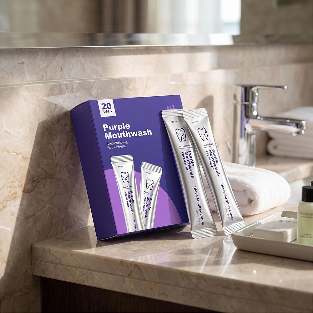 Purple Mouthwash Teeth Cleanin - Teeth Whitening Mouthwash recension och pris