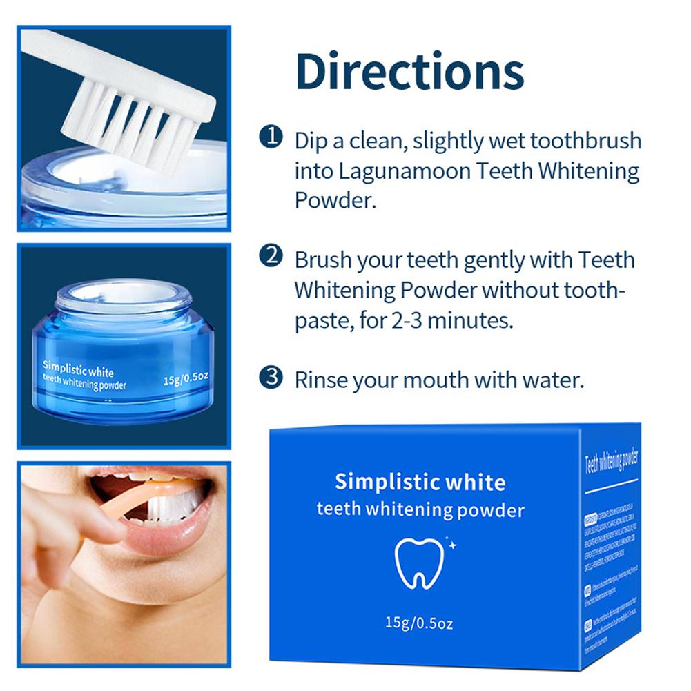 15g Enamel Safe Teeth Whitenin - Teeth Whitening Near Me recension och pris